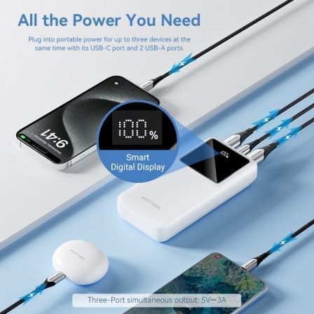 POWER BANK 20000mAh 22.5W BLANCO VENTION